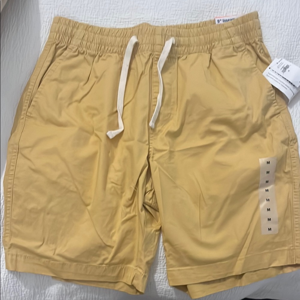 Old‎ Navy Yellow Drawstring Shorts